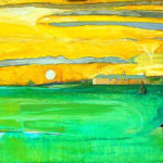 We shall not summer in that house again: Cricket Field with Tent - bowmanoilpaintings.co.uk