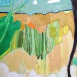 Growing Land with Two Clouds - bowmanoilpaintings.co.uk