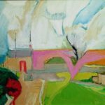 Morecambe Bay with Red Cat - bowmanoilpaintings.co.uk