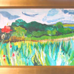 Cornfield with Poppies, West Bretton - bowmanoilpaintings.co.uk