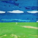 Sandy Dunes with Clouds - bowmanoilpaintings.co.uk
